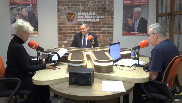 Программа в студии Радио КП