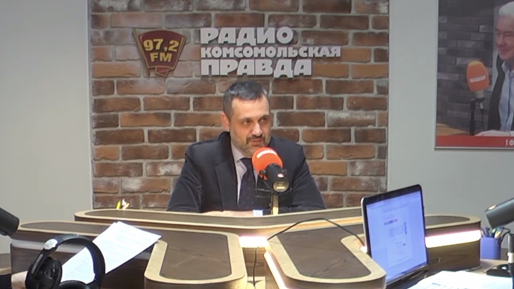 Программа в студии Радио КП