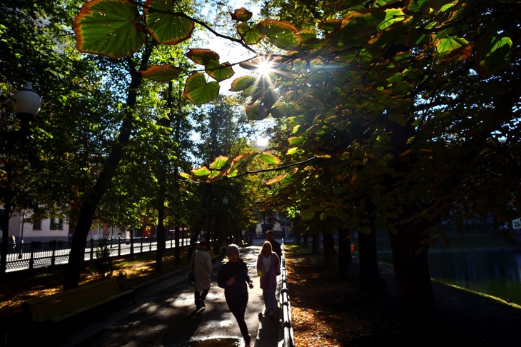 Осень в Москве.