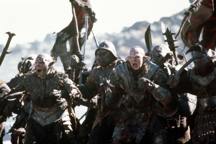 Орки, кадр из фильма "Властелин колец: Братство Кольца" (2001г.)