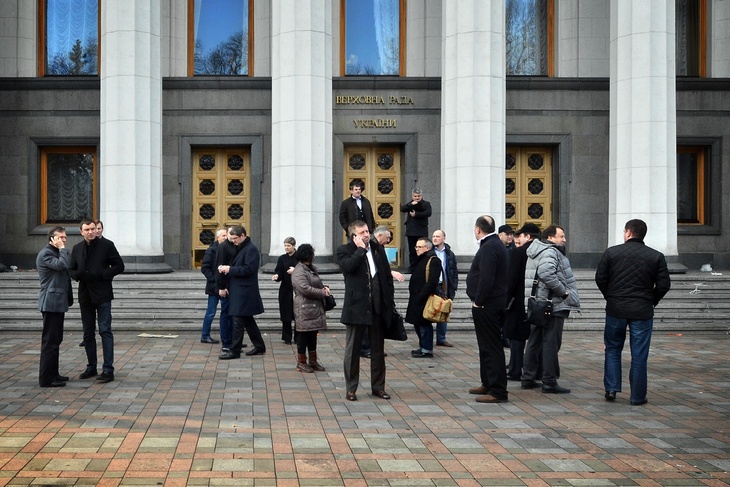 Вход в Верховную раду