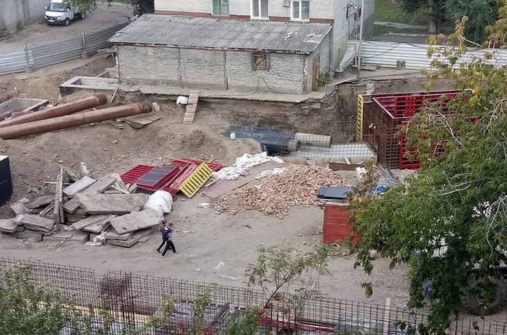 Стройка в Новосибирске