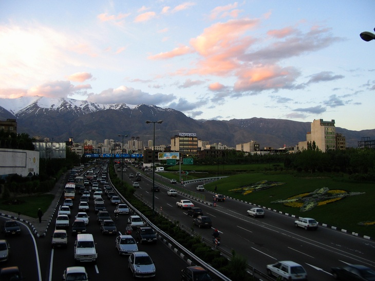 Вид Тегерана
