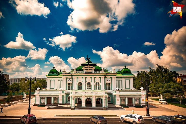 Драмтеатр - визитная карточка Омска, одного из жутких городов России