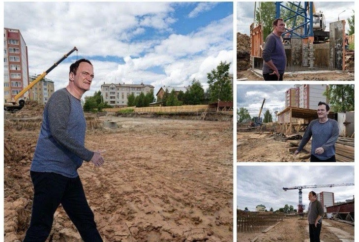 Тарантино гуляет по стройке ЖК