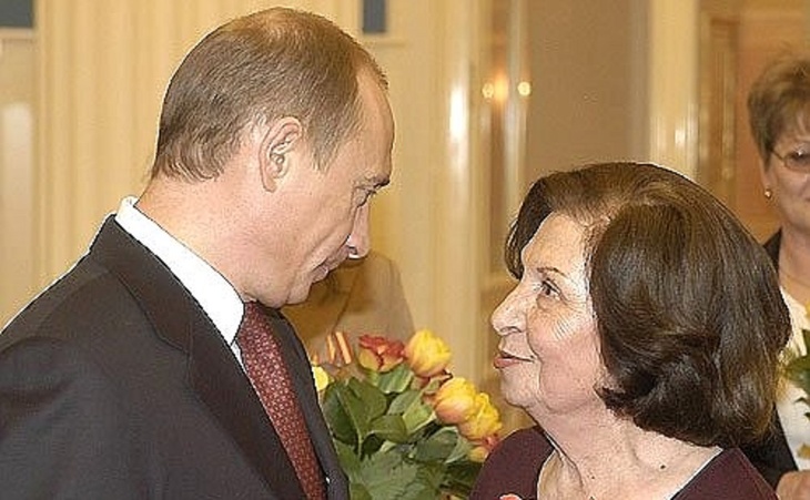 Гоар Вартанян и Владимир Путин