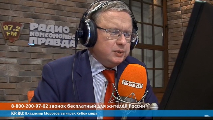 Программа в студии Радио КП