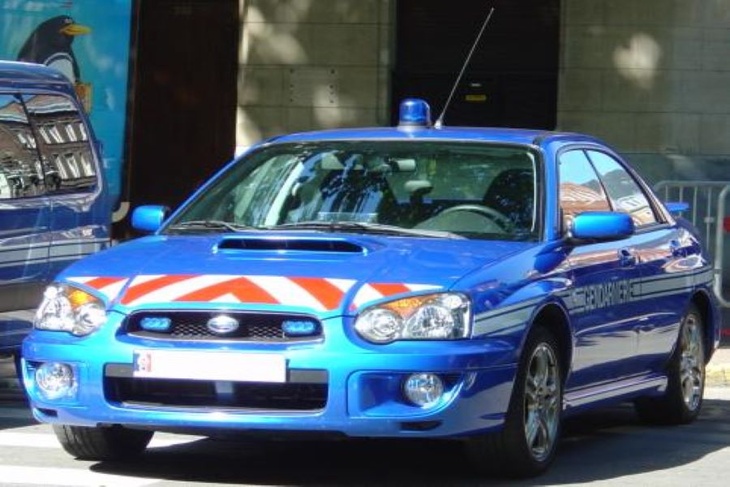 Автомобиль французской полиции