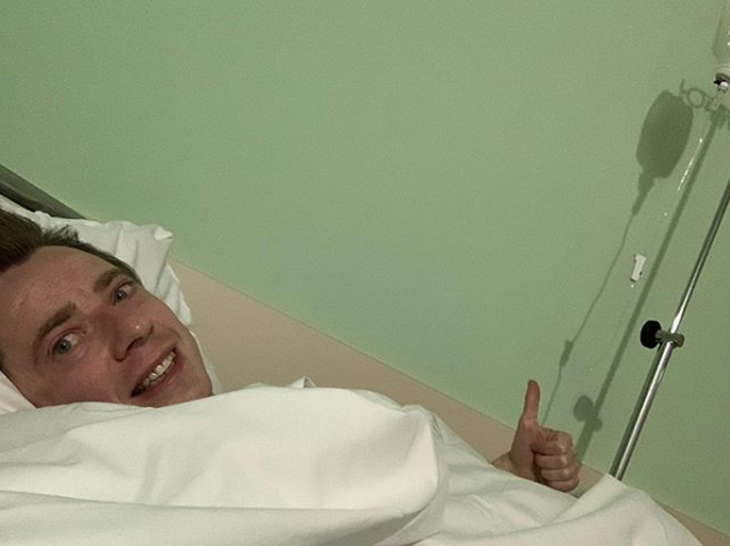 Владимир Бурматов в больнице