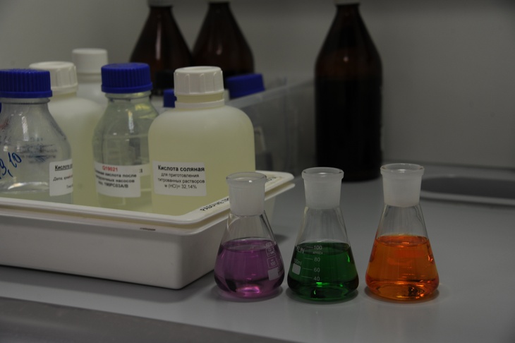 Соляная кислота в лаборатории