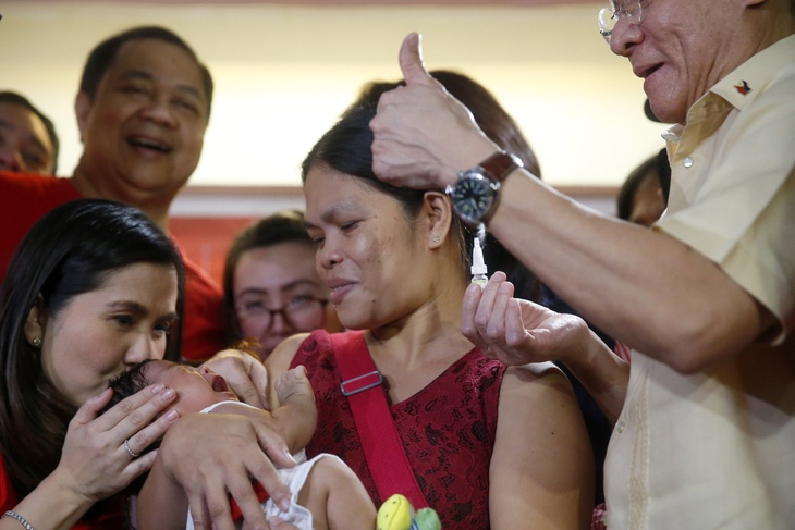 Прививки от полиомиелита в Малайзии