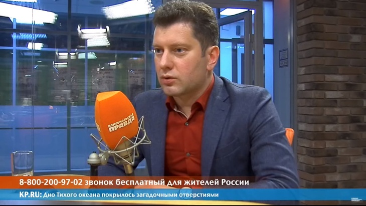 Программа в студии Радио КП