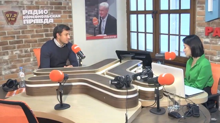 Программа в студии Радио КП