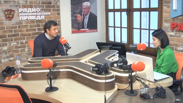 Программа в студии Радио КП