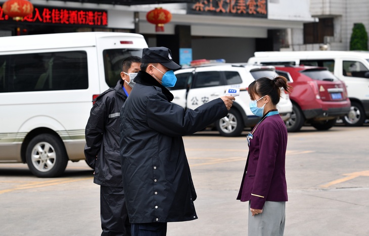 Проверка больных в Китае