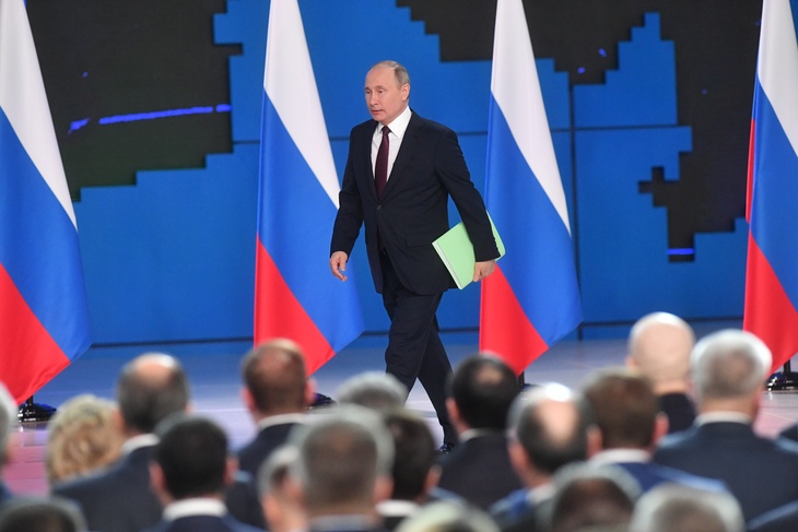 Владимир Путин на Федеральном собрании