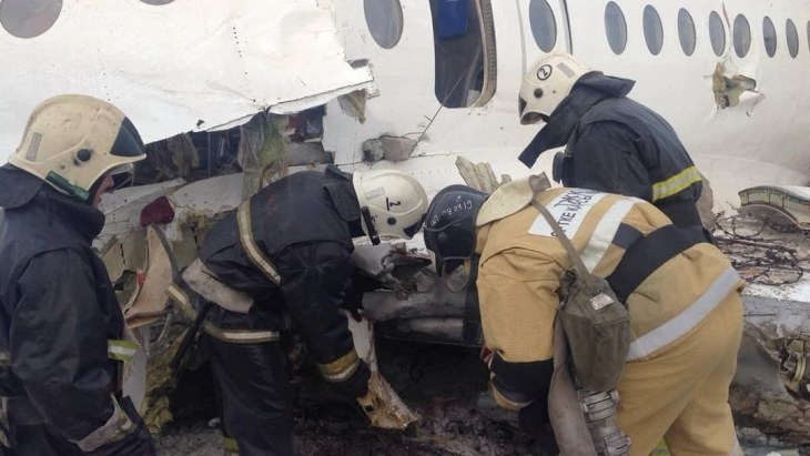Пассажир упавшего под Алма-Атой самолета награжден медалью