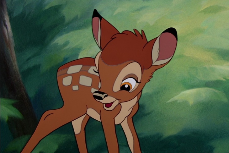 Кадр из мультфильма «Бэмби» (1942г.)