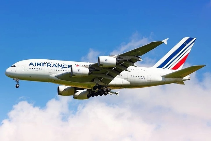 Самолет французской авиакомпании