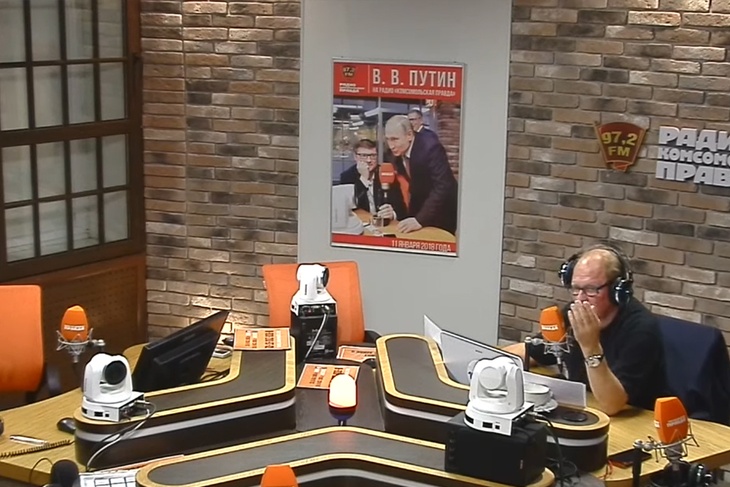 Александр Гурнов в студии Радио КП
