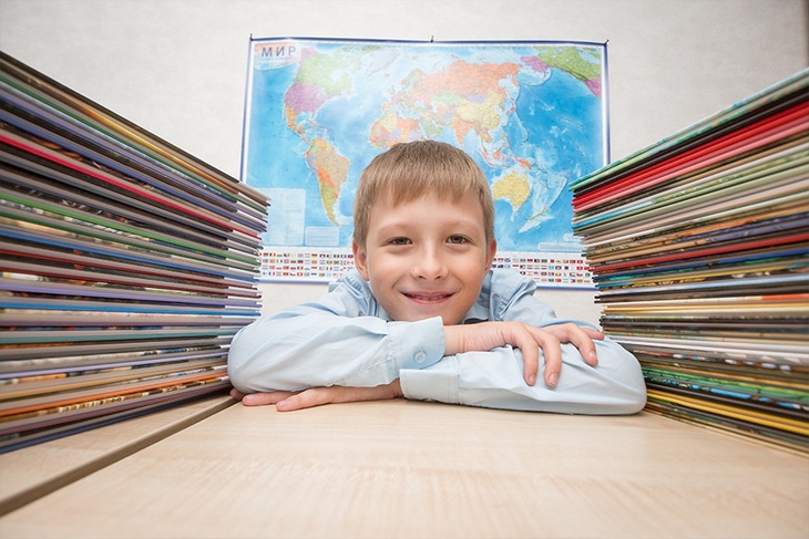 Счастливый школьник