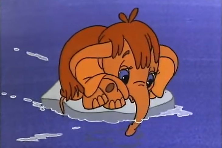Кадр из мультфильма «Мама для мамонтенка» (1981г.)