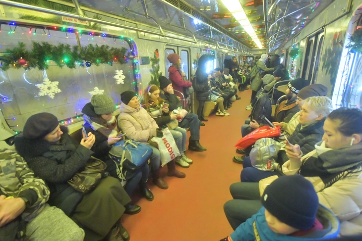 В вагоне московского метро