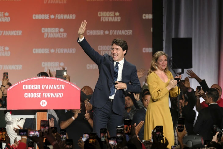 Жена премьера Канады Джастина Трюдо заразилась корнавирусом