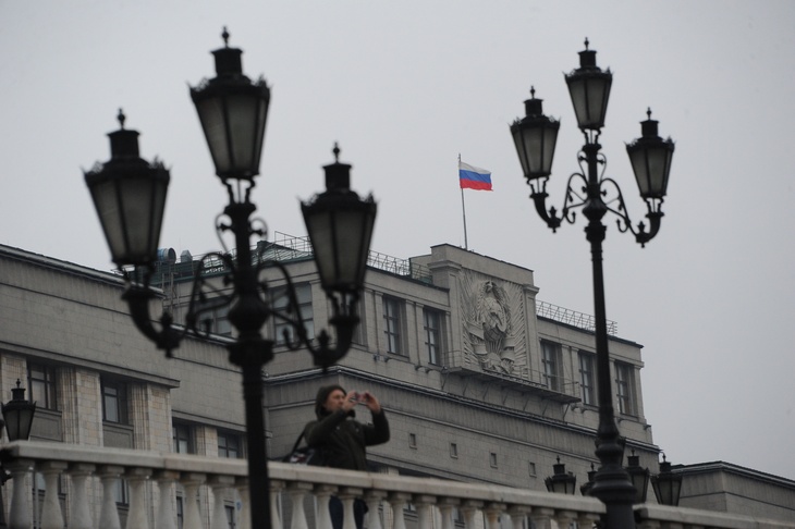 Вид на здание Госдумы