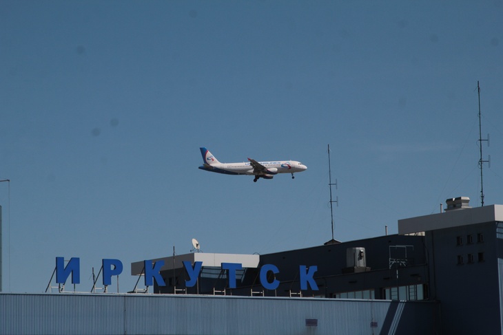 Вид на аэропорт Иркутска