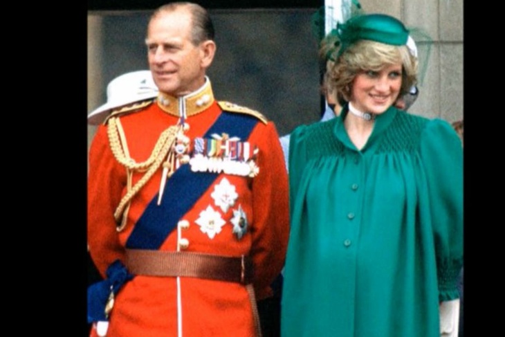 Принц Филипп и принцесса Диана