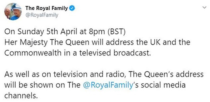 Twitter Королевской семьи