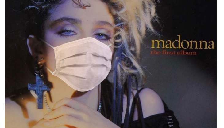 Новая версия дебютной обложки альбома Мадонны