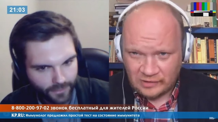 Программа в студии Радио КП