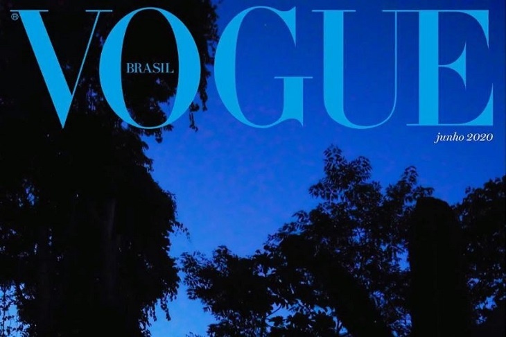 С не фиговыми листиками: обложку Vogue украсила голая модель плюс-сайз