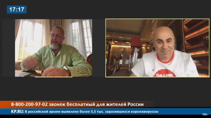 Программа в студии Радио КП