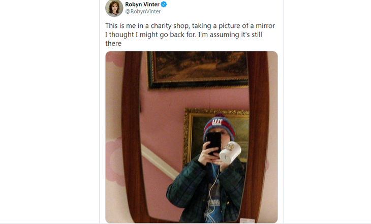 Запись Робин Винтер в Twitter Запись Робин Винтер в Twitter