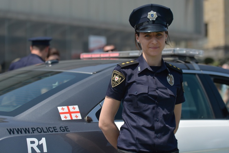 Полицейские в Грузии