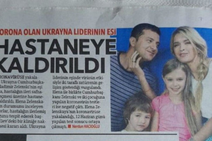 Турецкая газета «поженила» Зеленского и Брежневу