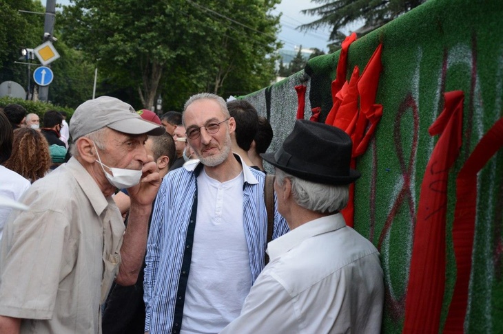 Митинг в Грузии