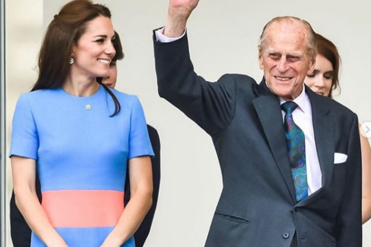 Кейт Миддлтон и принц Филипп Кейт Миддлтон и принц Филипп