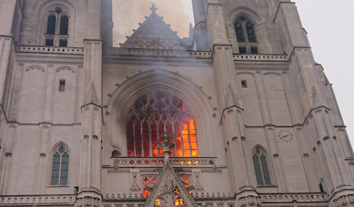 В Нанте арестовали возможного поджигателя собора