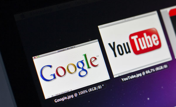 Логотипы Google и YouTube