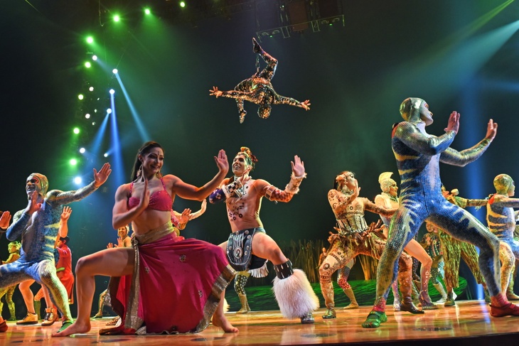 Цирковое представление Cirque du Soleil