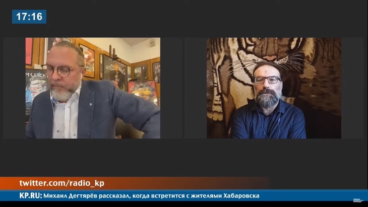 Программа в студии Радио КП