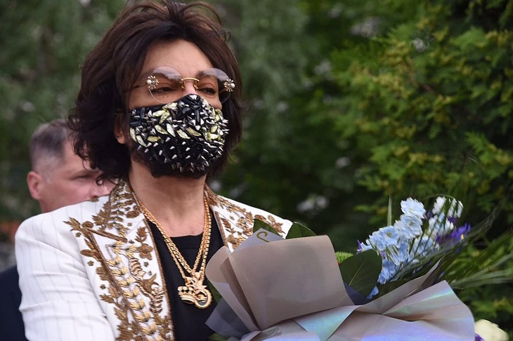 Филипп Киркоров на церемонии открытия именной звезды