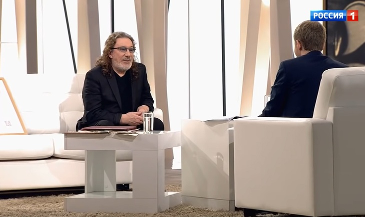 Владимир Кузьмин в студии программы «Судьба человека»