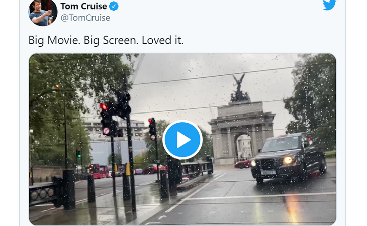 «Большой фильм»: Том Круз поделился впечатлениями от премьеры «Довода»