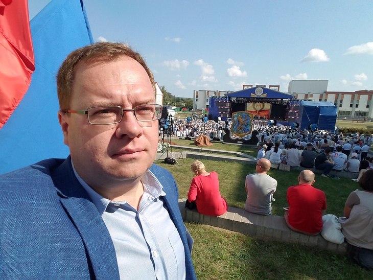 Главный редактор "Комсомольской правды" в Белоруссии Андрей Левковский.