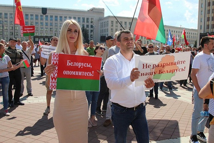 Митинг в защиту Лукашенко прошел сегодня в Минске